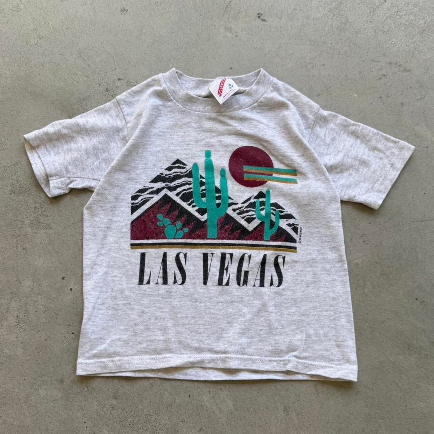Vintage 90s Las Vegas Mountain Desert T-Shirt - Kids Small