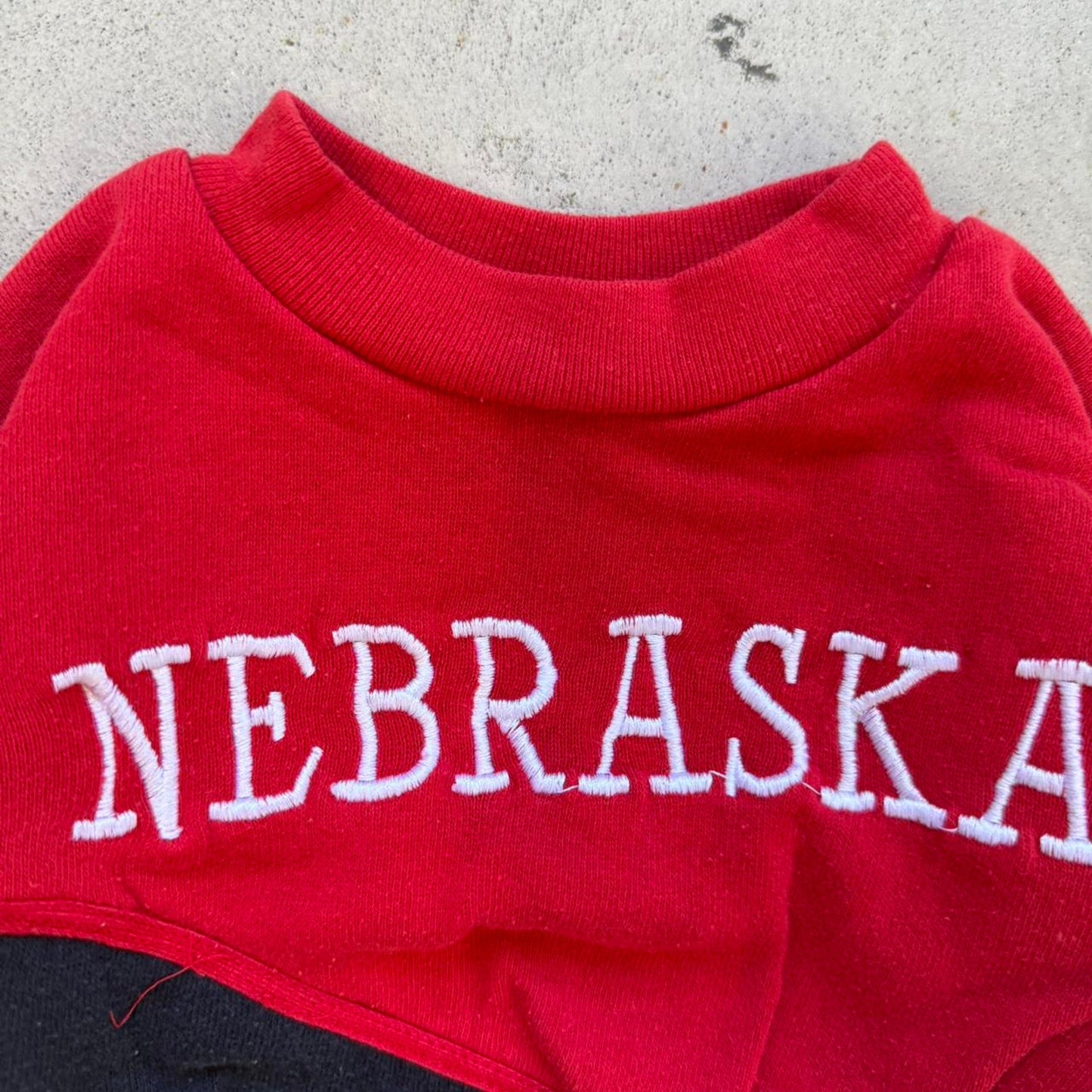 Vintage 90s Nebraska Huskers Sports Crewneck - Kids 3-6M