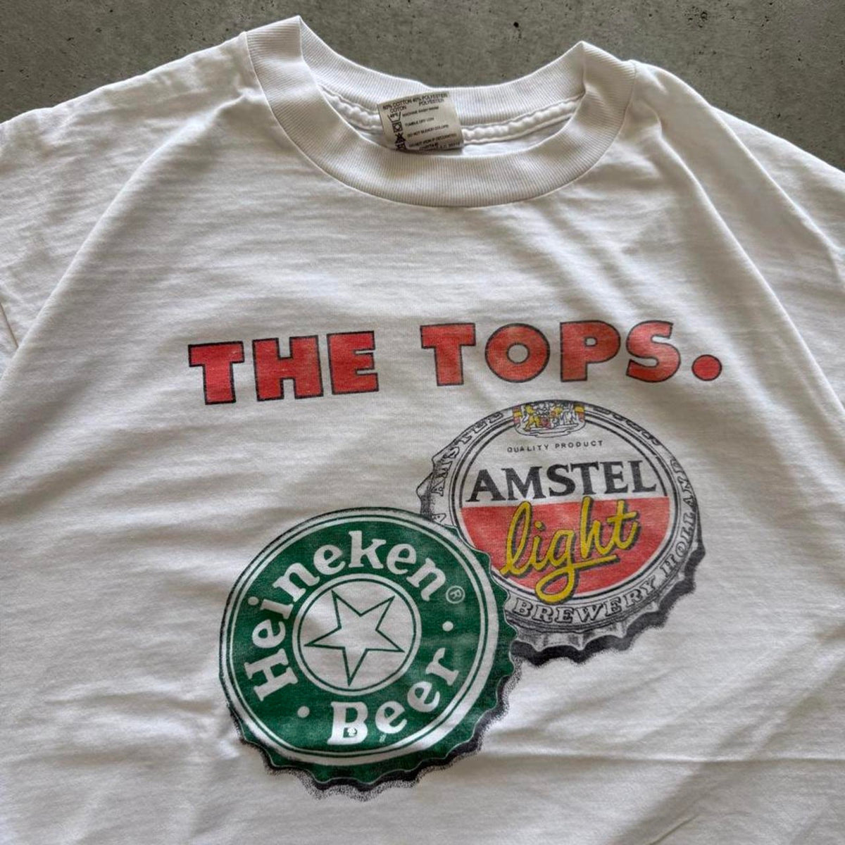 Vintage 90s The Tops Heineken Beer Alcohol T-Shirt - X-Large