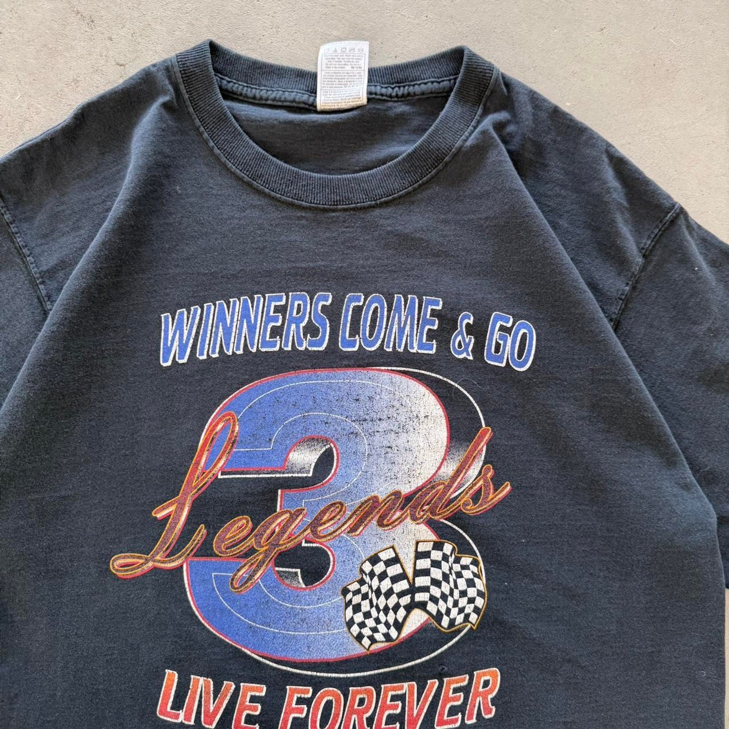 Vintage Dale Earnhardt Legends Live Forever NASCAR T-Shirt - Large
