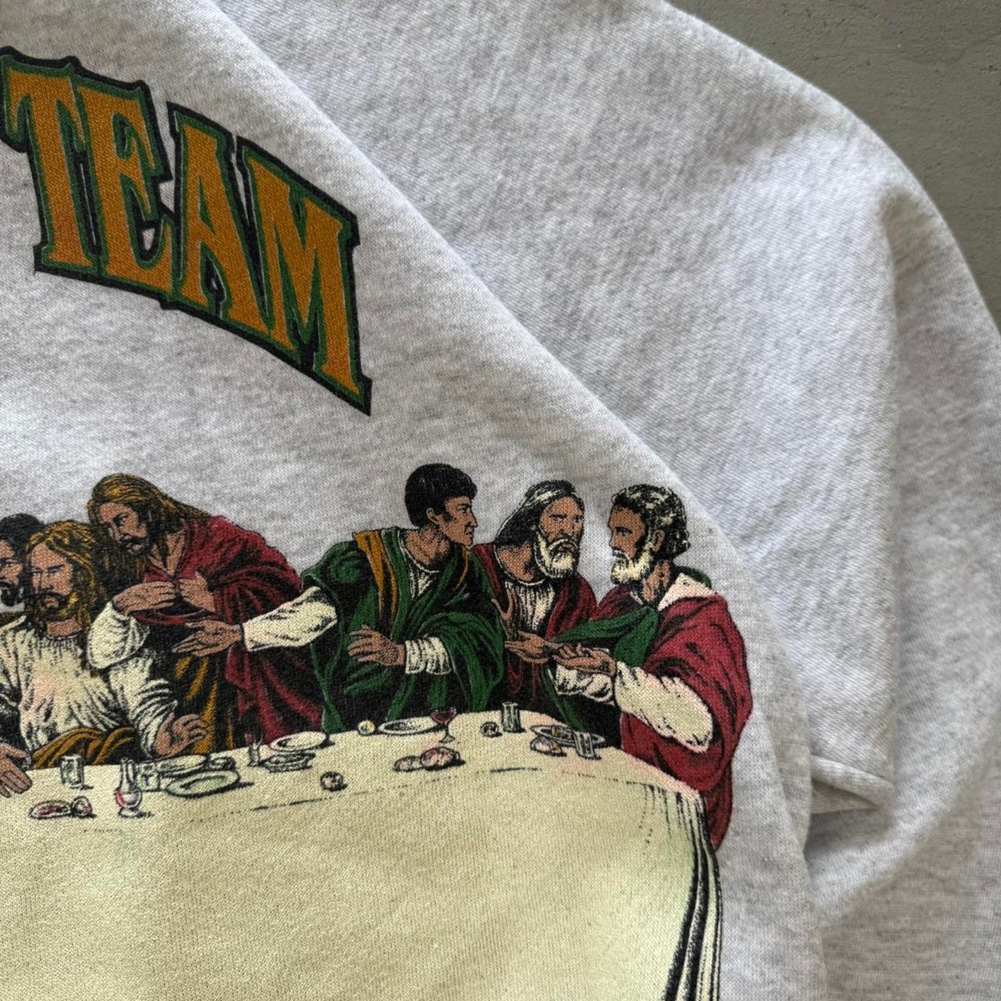 Vintage 90s The Dream Team Last Supper Jesus Crewneck - X-Large