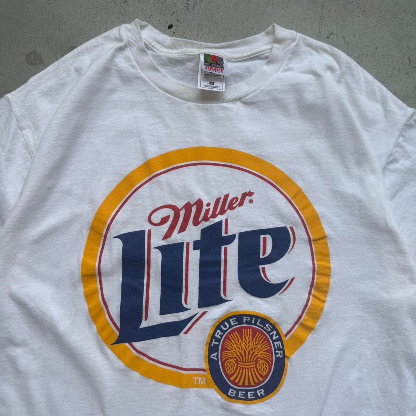 Vintage 90s Miller Liter Beer Alcohol Promo T-Shirt - X-Large