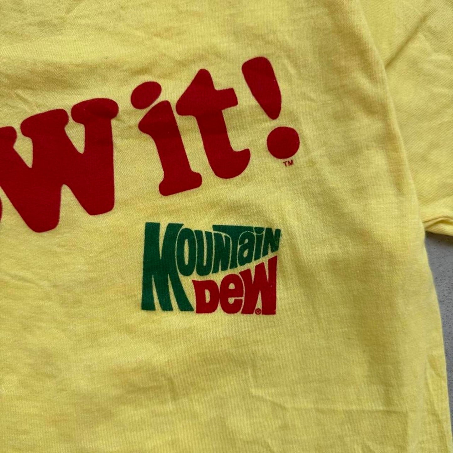 Vintage 80s Mtn Dew It Promo T-Shirt - Medium