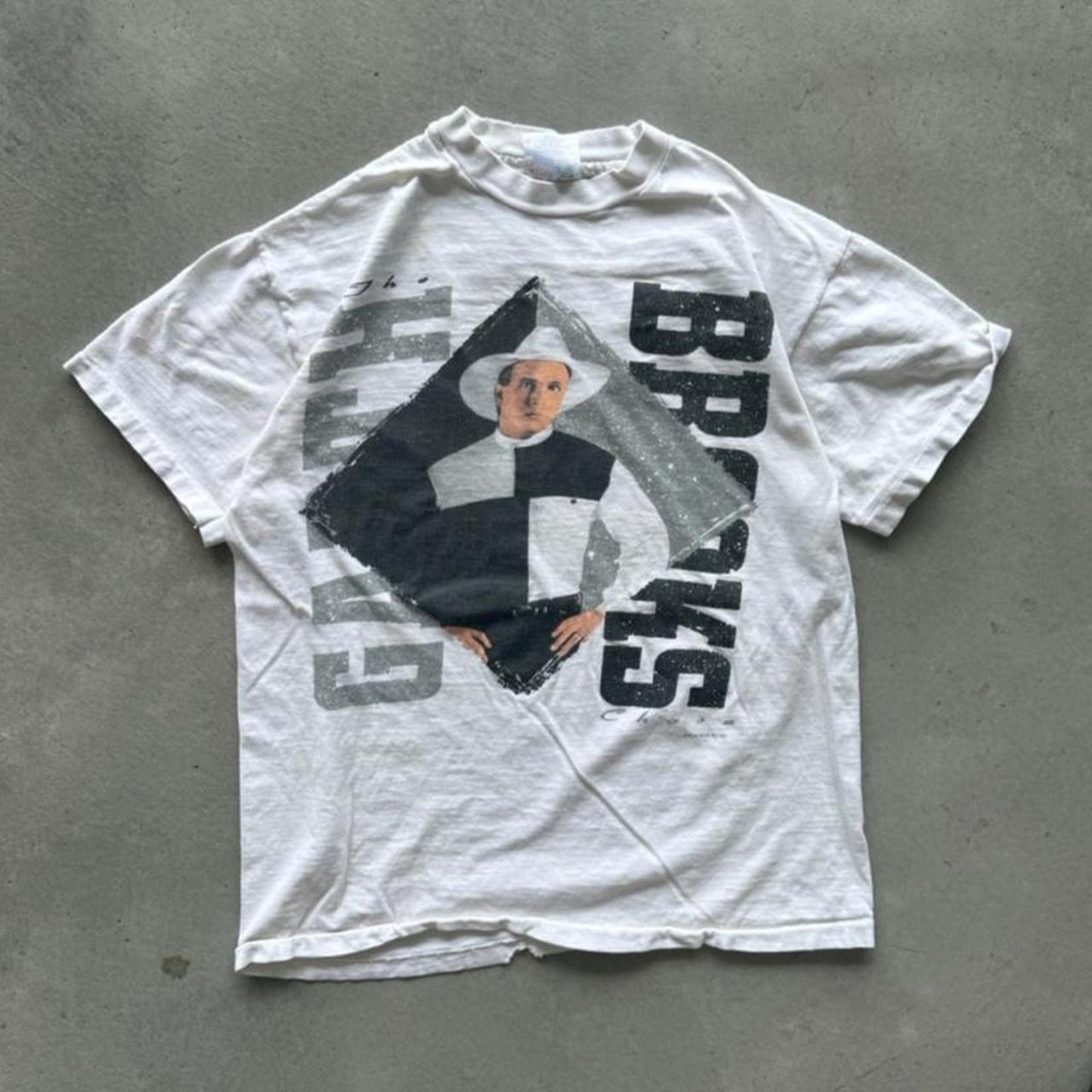 Vintage 90s Garth Brooks Country Music T-Shirt - Medium