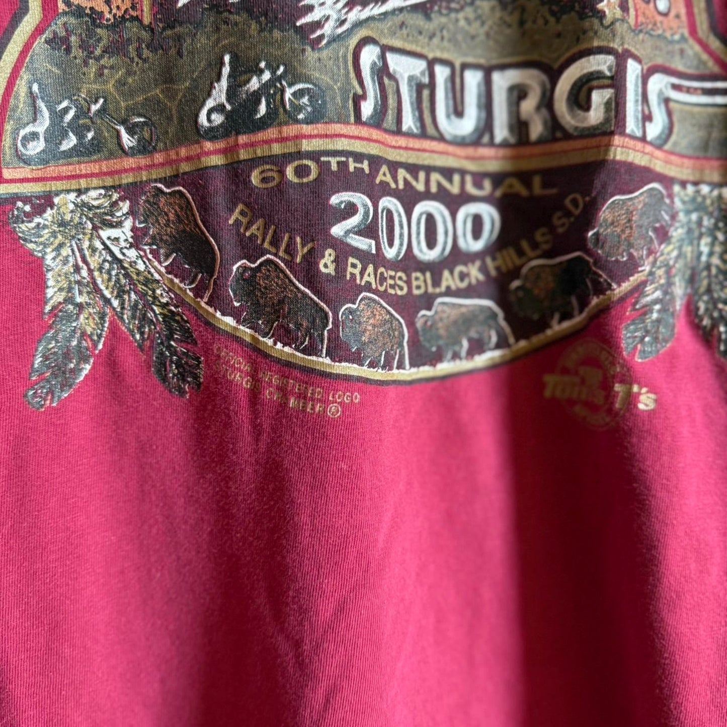 Vintage 90s Sturgis Biker Motorcycle Rally T-Shirt