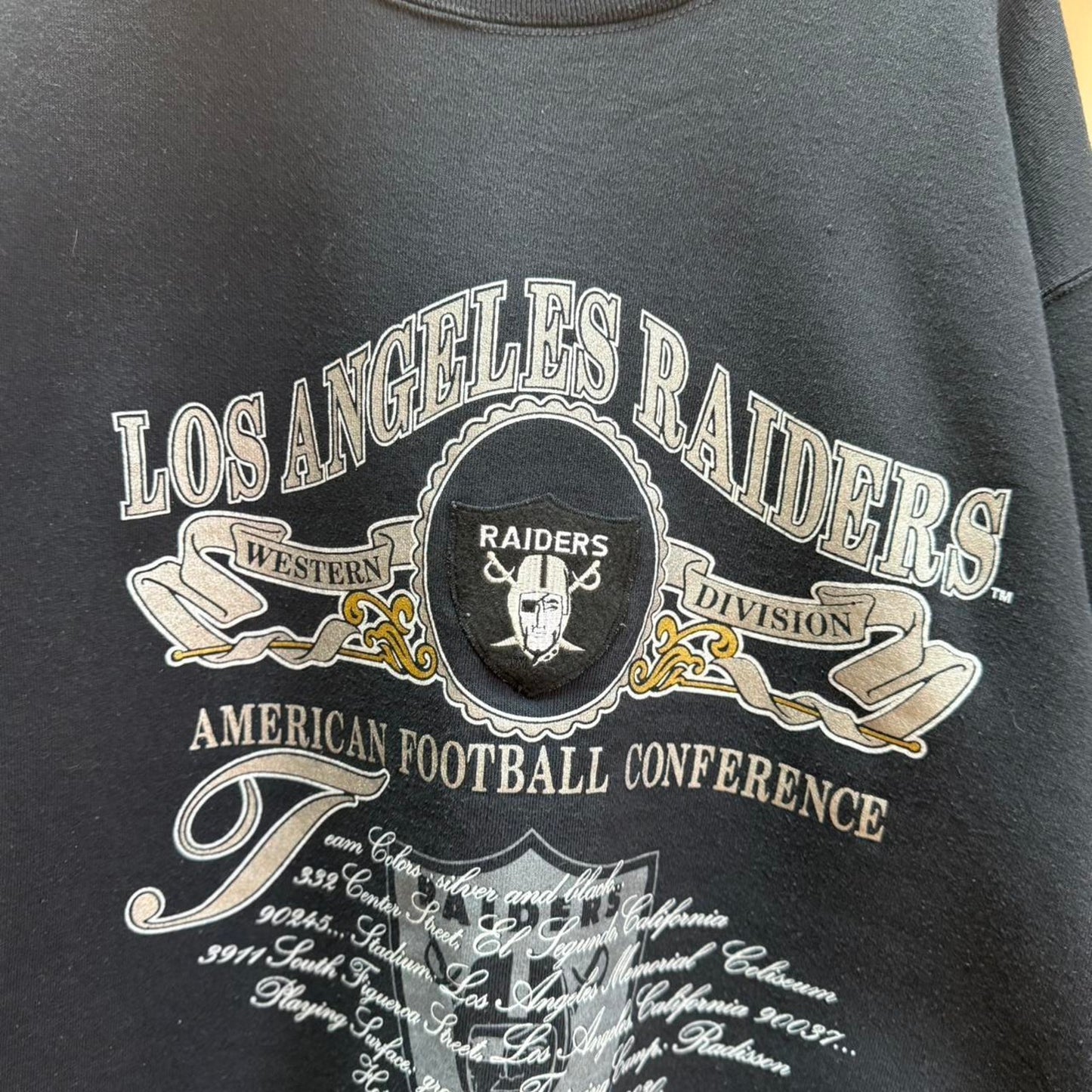 Vintage 90s Los Angeles Raiders NFL Football Crewneck