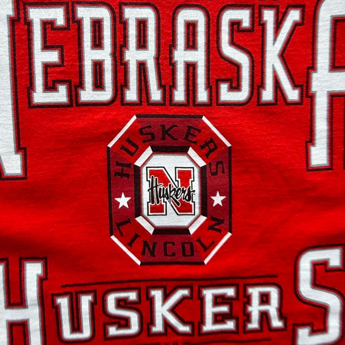 Vintage 90s Nebraska Husker T-Shirt - X-Large