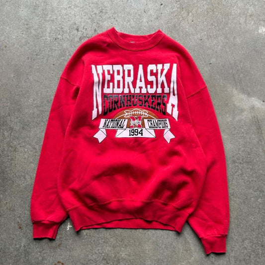 Vintage 1994 Nebraska Cornhuskers National Champions Crewneck - X-Large