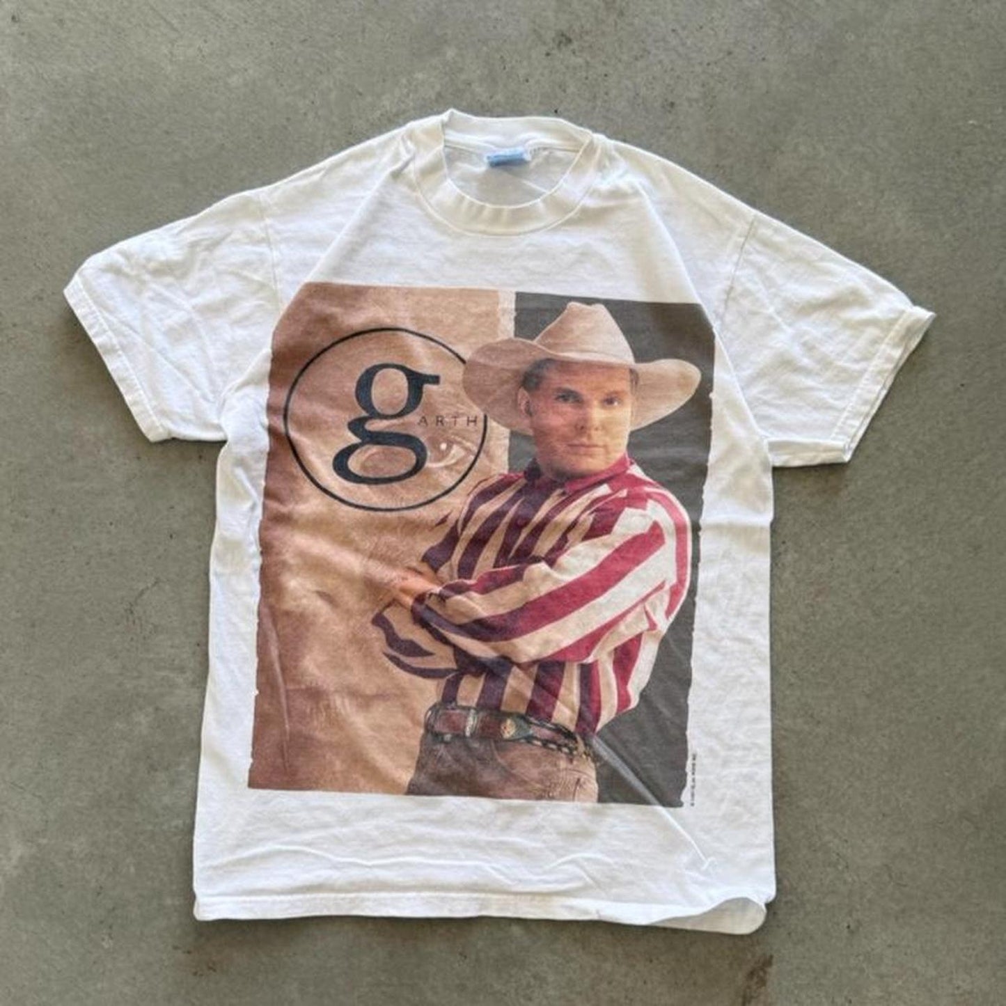 Vintage 90s Garth Brooks Country Music T-Shirt - Medium
