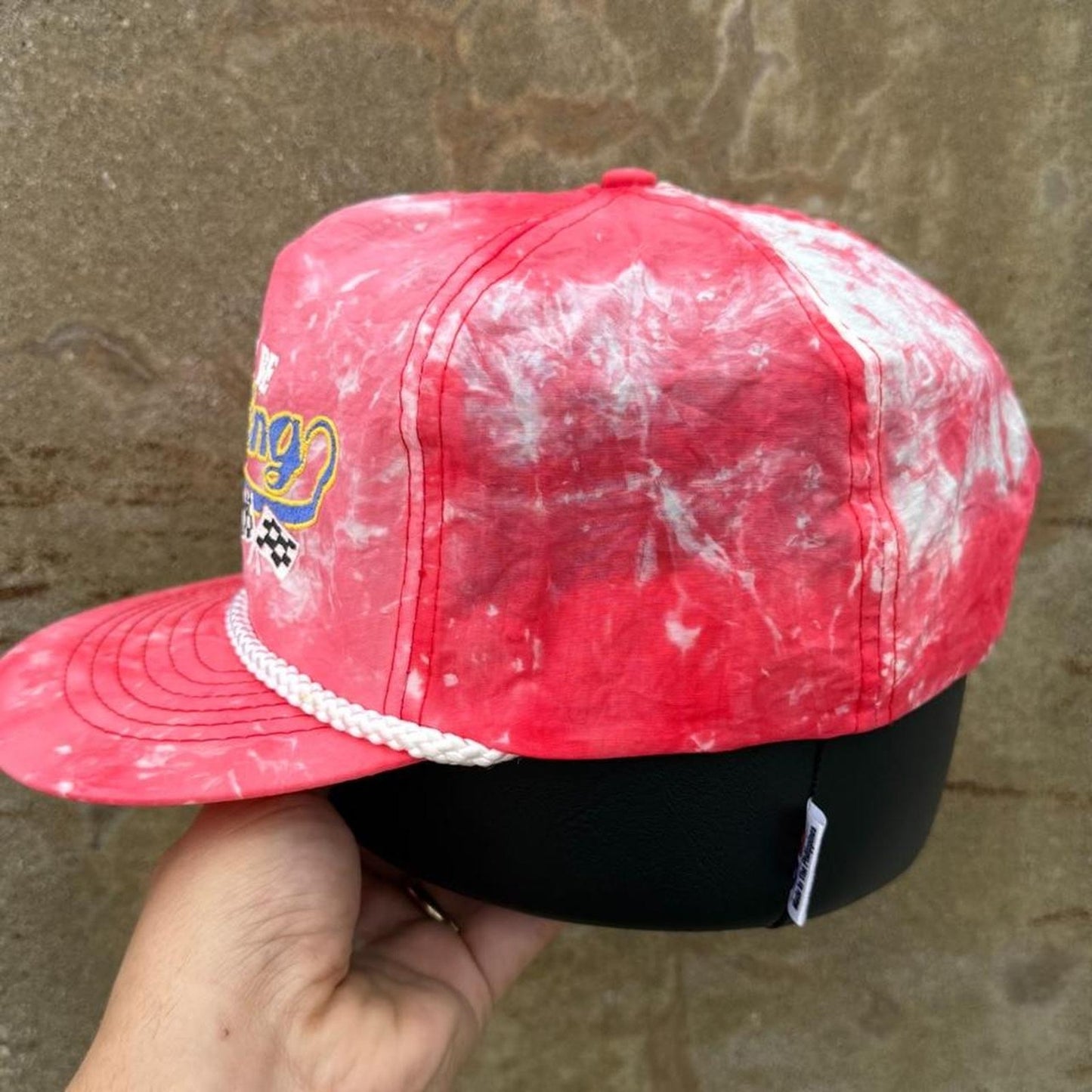 Vintage 90s I’d Rather Be Racing Racecar Cap
