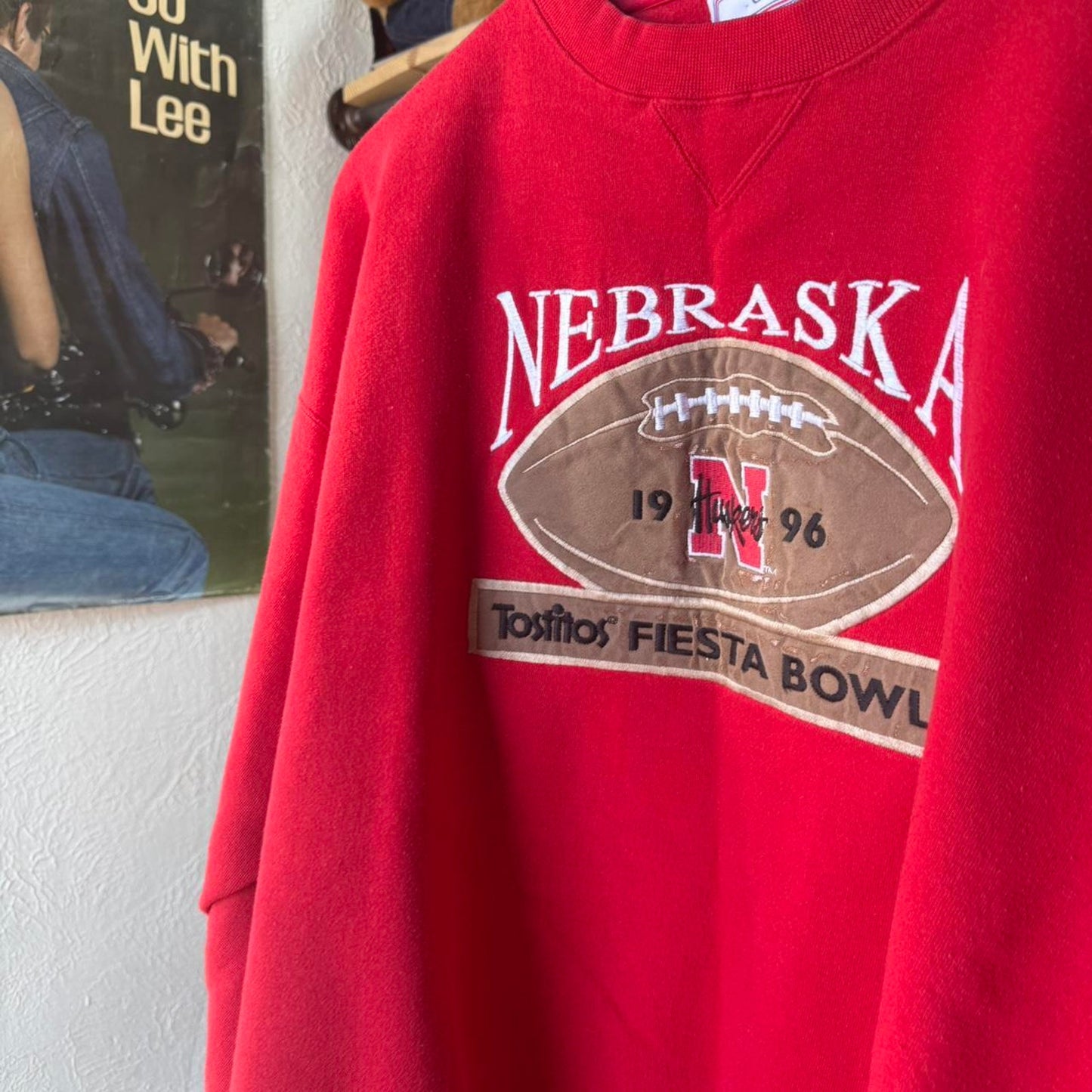Vintage 1996 Nebraska Huskers Tostitos Fiesta Bowl Crewneck - Large