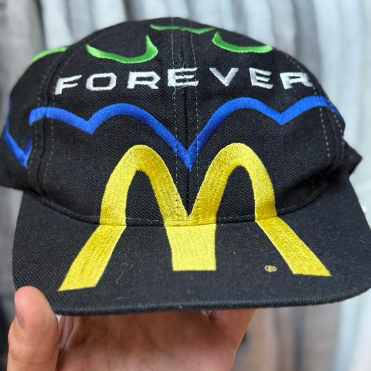 Vintage 90s Batman Forever McDonald’s Bill Elliot NASCAR Snapback