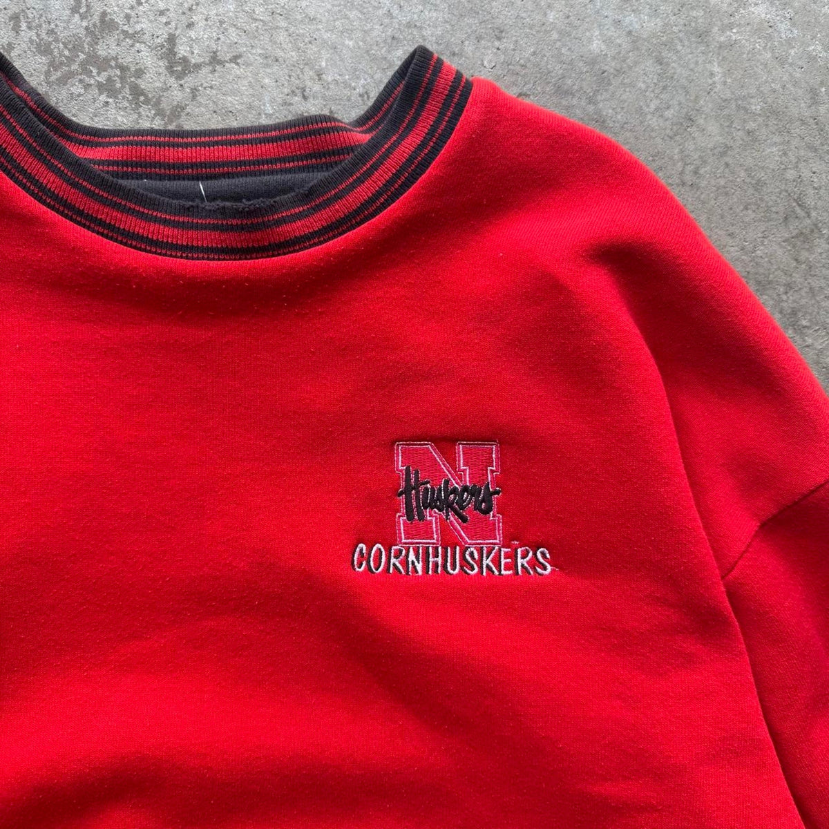 Vintage 90s Nebraska Huskers Reversible Crewneck - X-Large