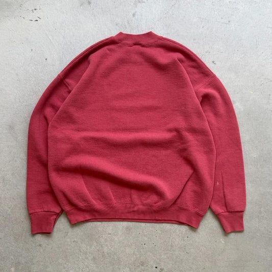 Vintage 90s Desert Wolf Nature Art Crewneck - X-Large