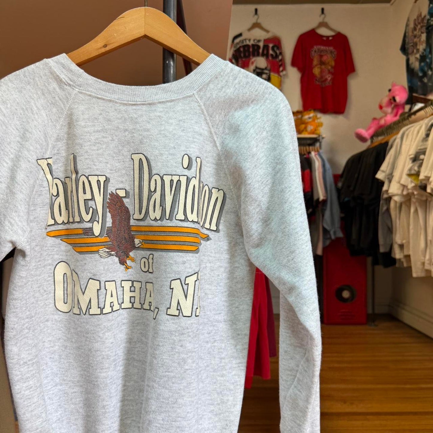 Vintage 80s Harley Davidson Motorcycles Omaha Nebraska Crewneck