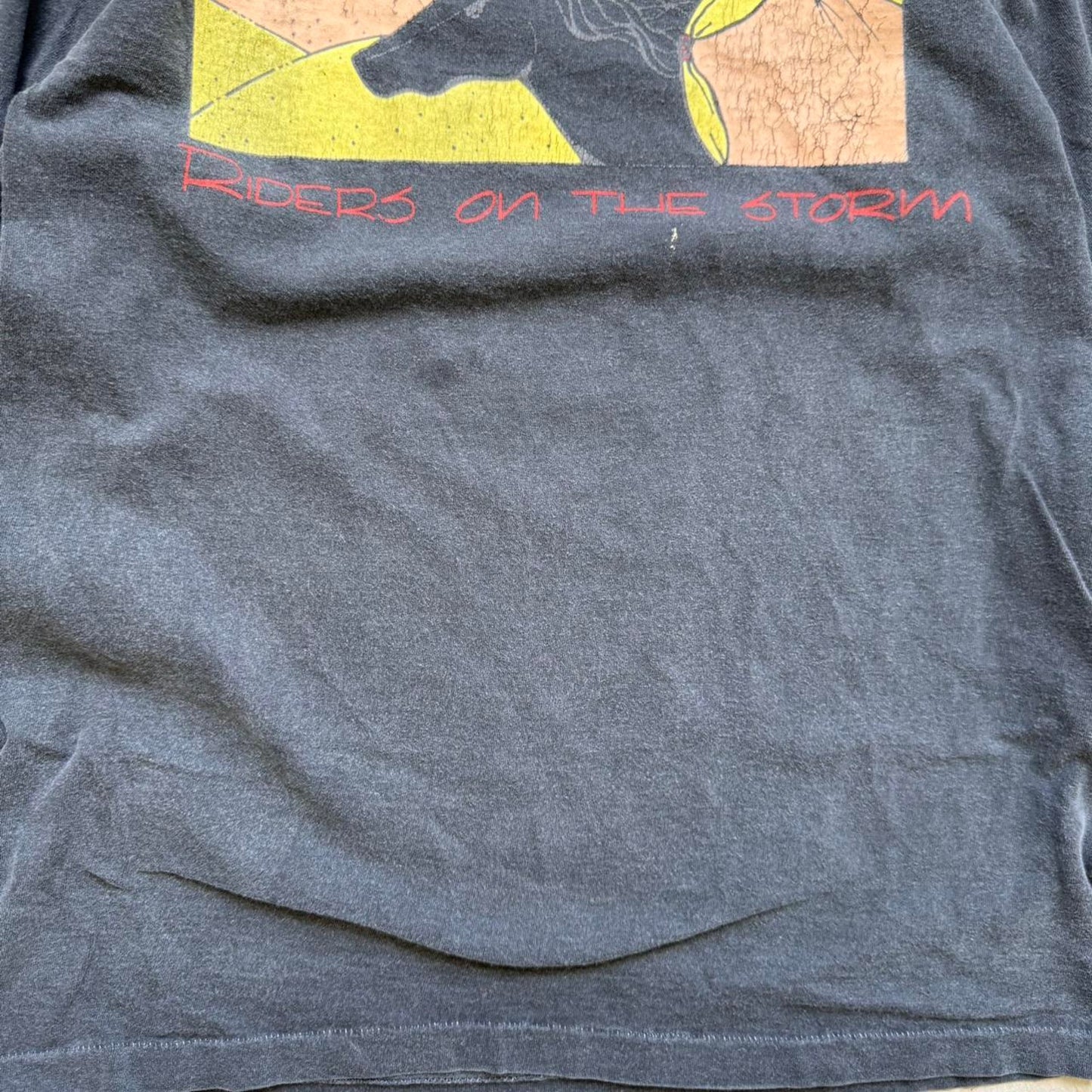 Vintage 90s Riders of the Storm Native American T-Shirt - Medium