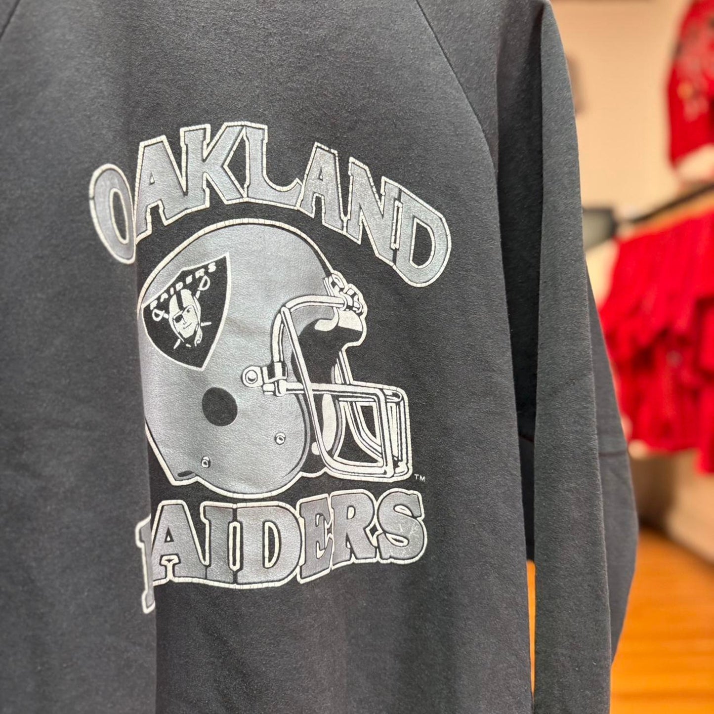 Vintage 80s Oakland Raiders NFL Football Crewneck