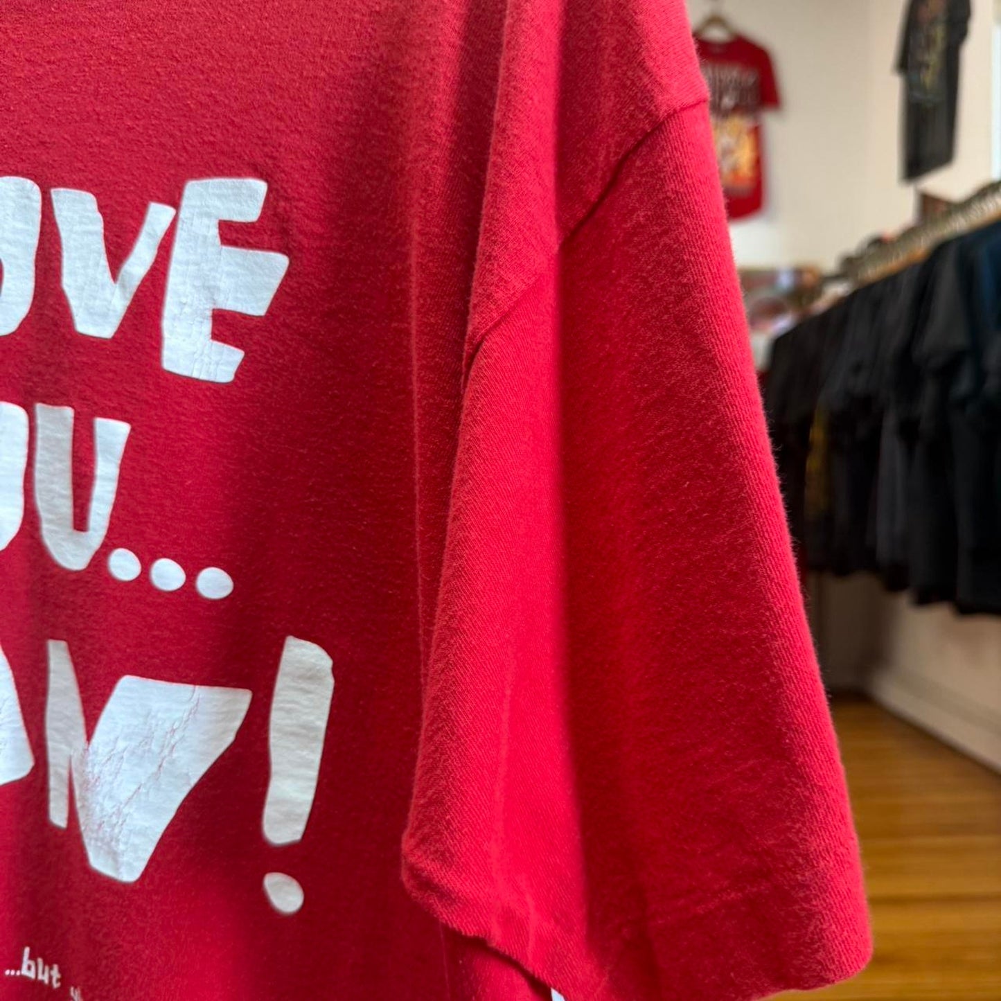 Vintage 90s Budweiser I Love You Man Bud Alcohol T-Shirt