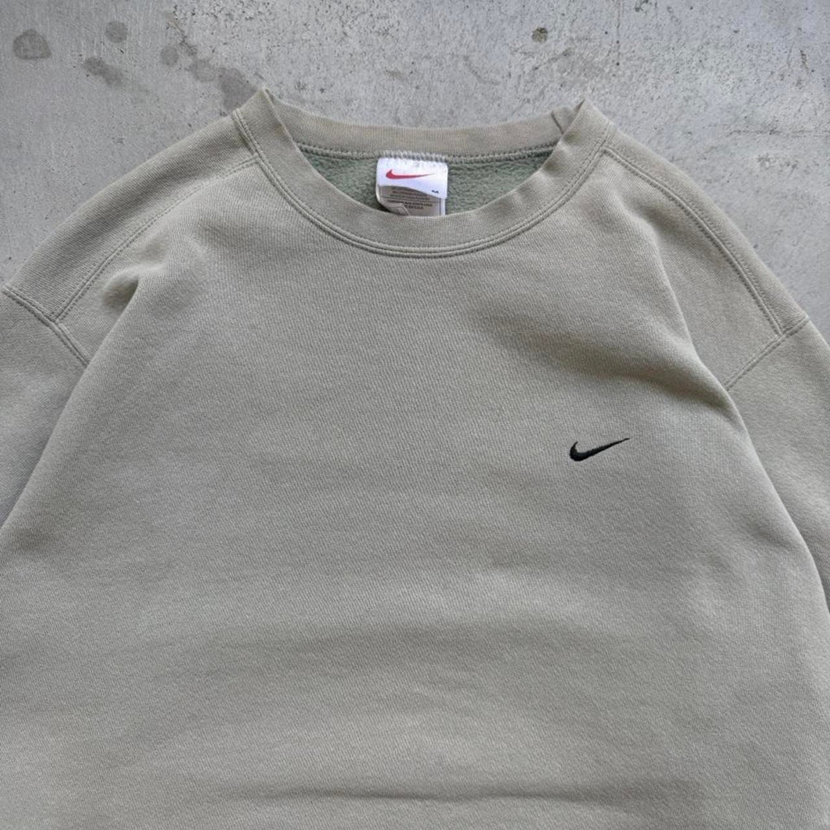 Vintage 90s Nike Pistachio Side Swoosh Crewneck - Medium