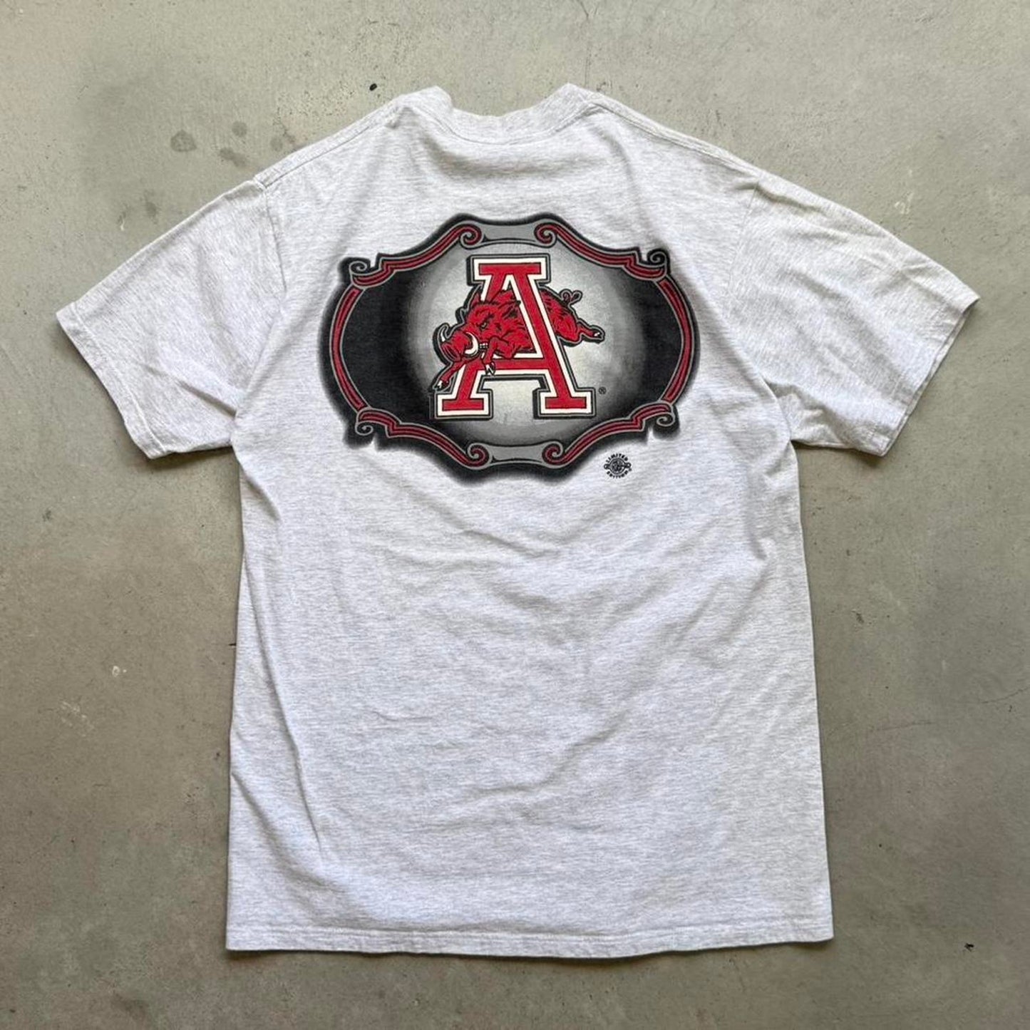 Vintage 90s Arkansas Razorbacks T-Shirt - Large