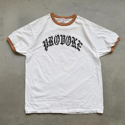 Vintage 90s Provoke Me Truth Ringer Band T-Shirt - X-Large