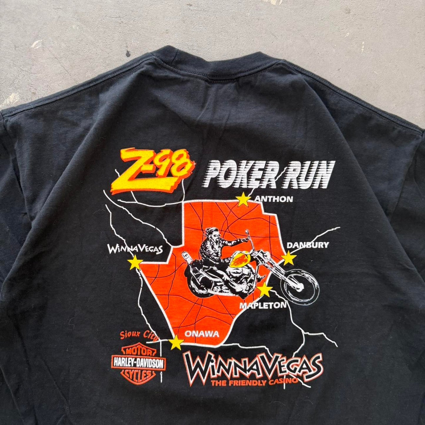 Vintage 2001 Z Ride Harley Davidson Motorcycles Biker T-Shirt - X-Large