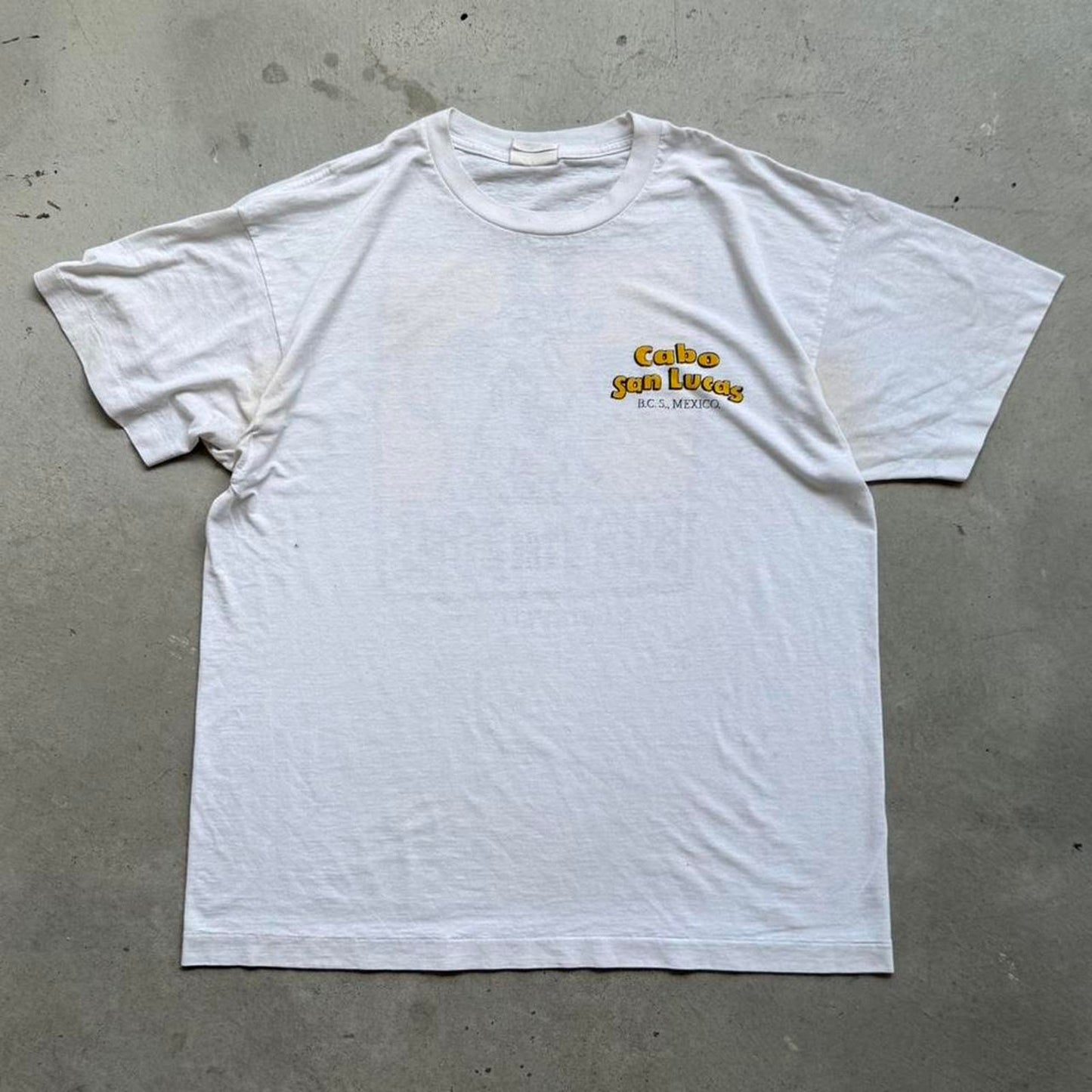 Vintage 90s Bury the Bone Cabo Cartoon Humor T-Shirt - X-Large