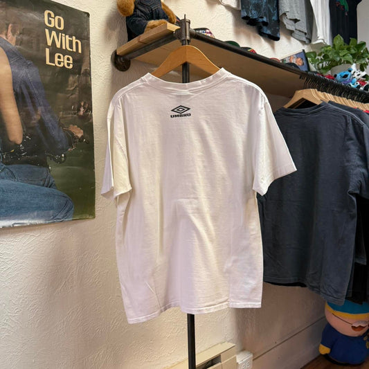 Vintage 90s Umbro Soccer Art Style T-Shirt - Large