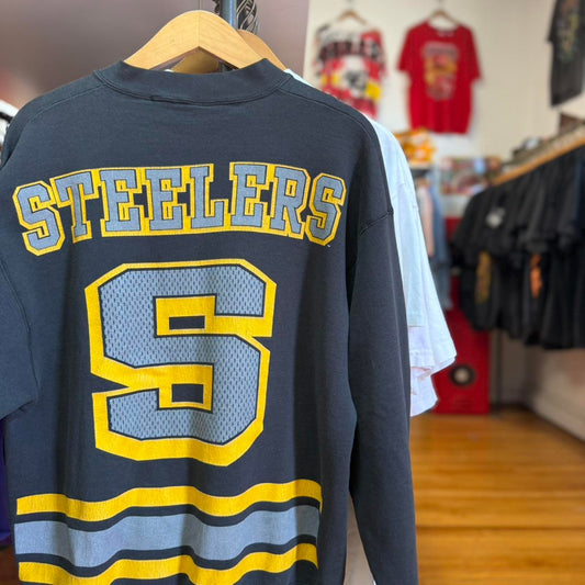 Vintage 90s Pittsburgh Steelers Salem Sportswear AOP Crewneck