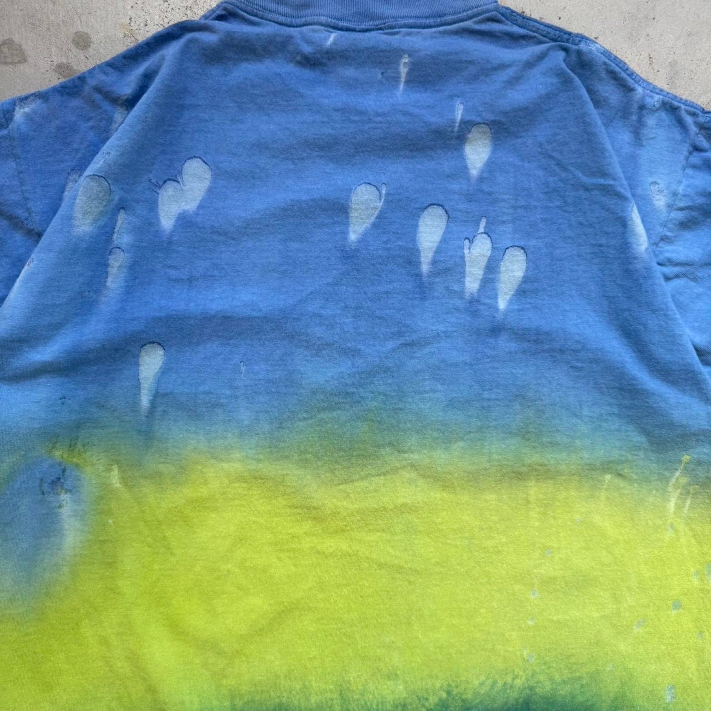 Vintage 90s Dr Seuss Red Fish Tie Dye T-Shirt - X-Large