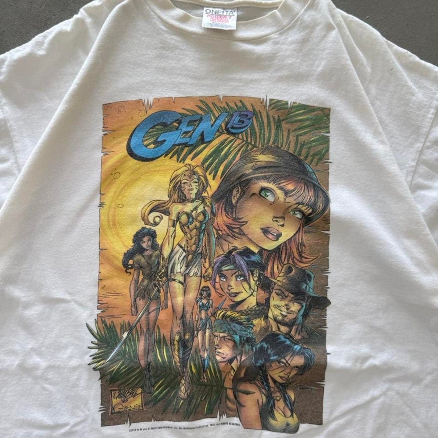 Vintage Gen 13 Comic Anime T-Shirt - X-Large