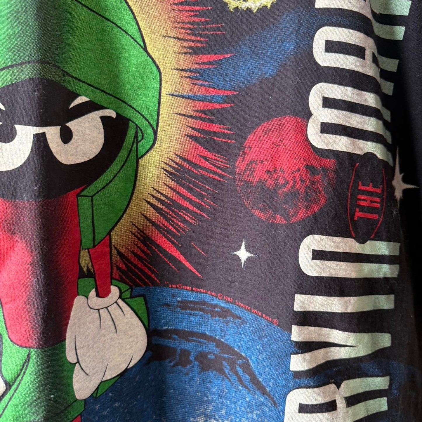 Vintage 90s Marvin the Martian Looney Tunes AOP T-Shirt - X-Large