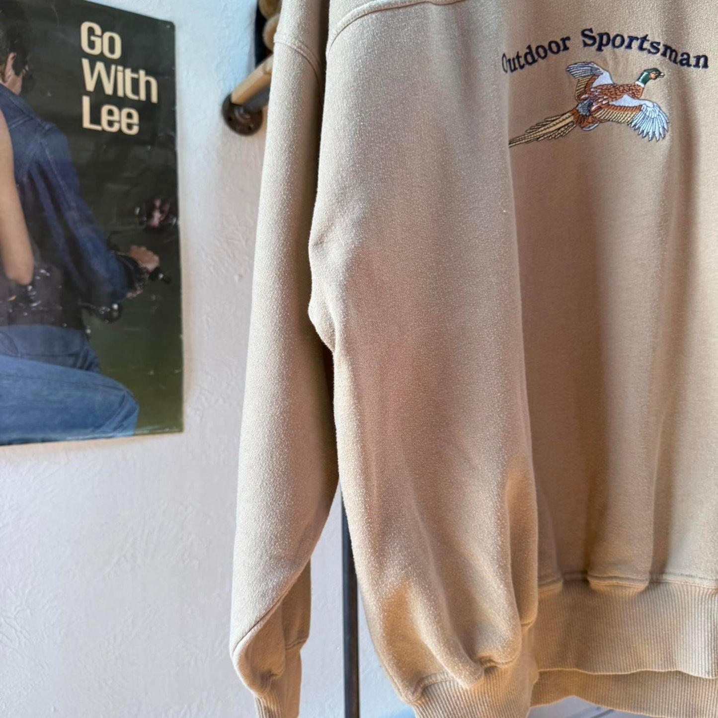 Vintage 90s Outdoor Sportsman Pheasant Embroidered Crewneck - Large