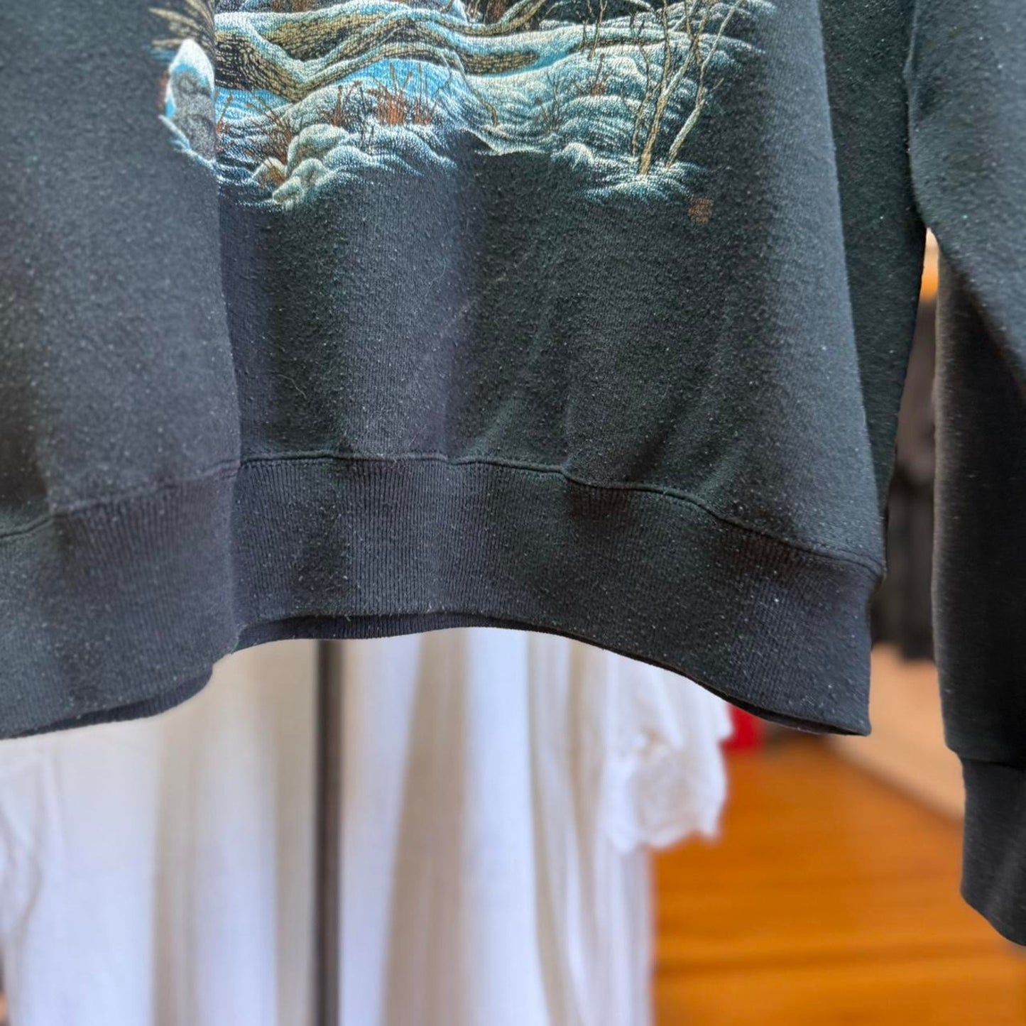 Vintage 90s Wolf Animal Nature Outdoors Crewneck