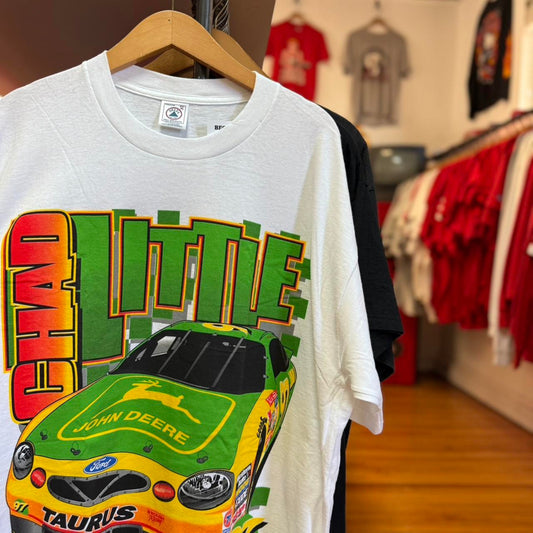 Vintage 90s John Deere Rousch NASCAR Racing Racecar T-Shirt - X-Large