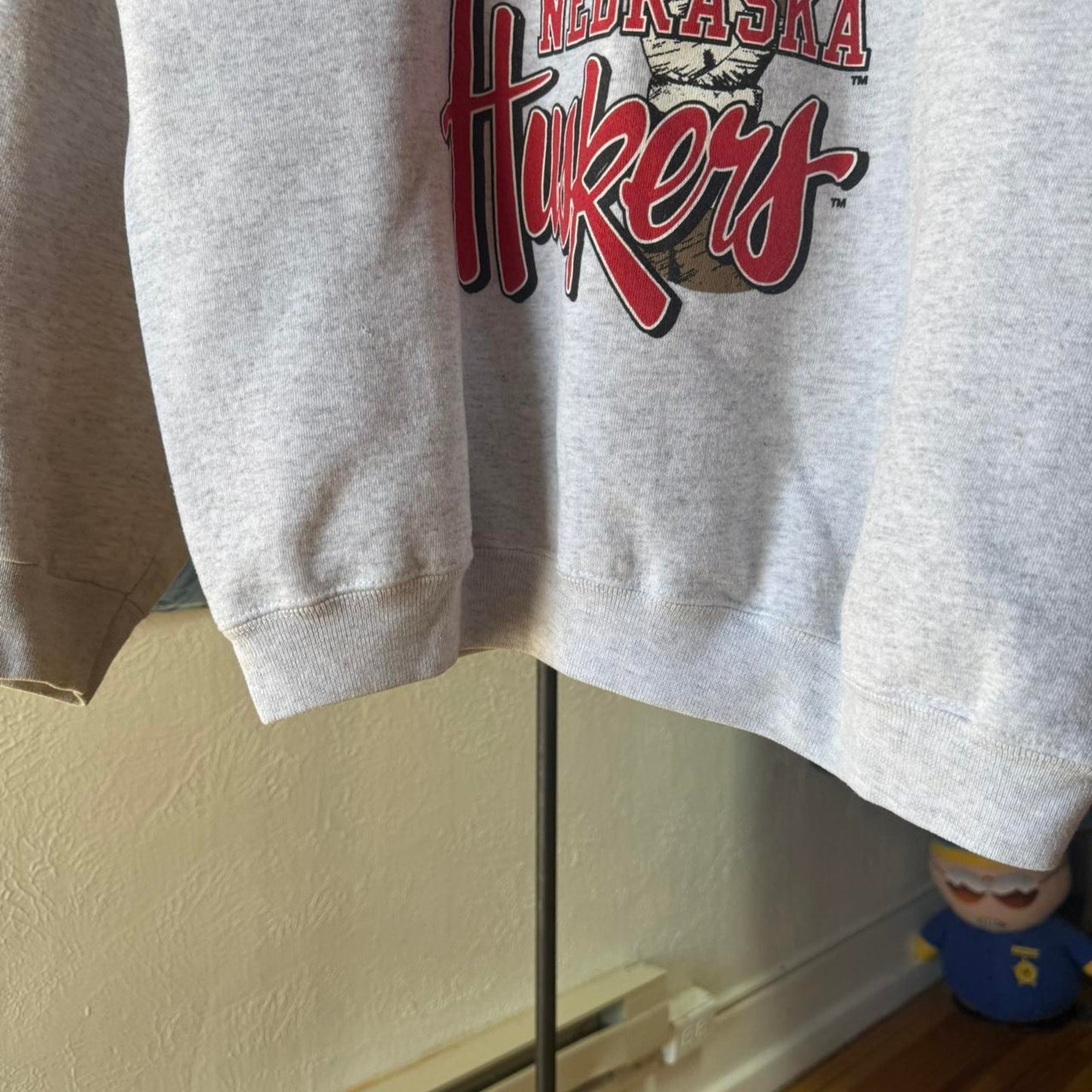 Vintage 1994 Nebraska Huskers National Championship Helmet Crewneck - X-Large