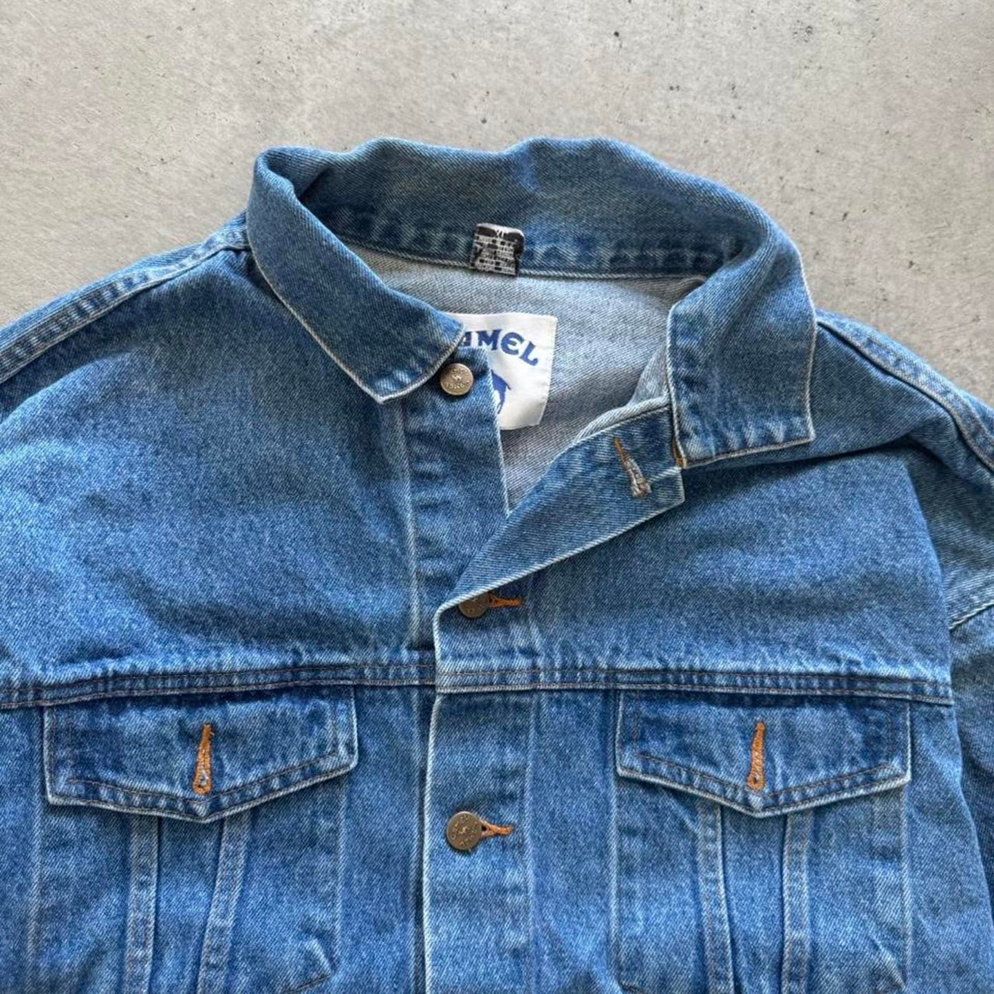 Vintage 90s Joe Camel Pool 8 Ball Jean Jacket - X-Large