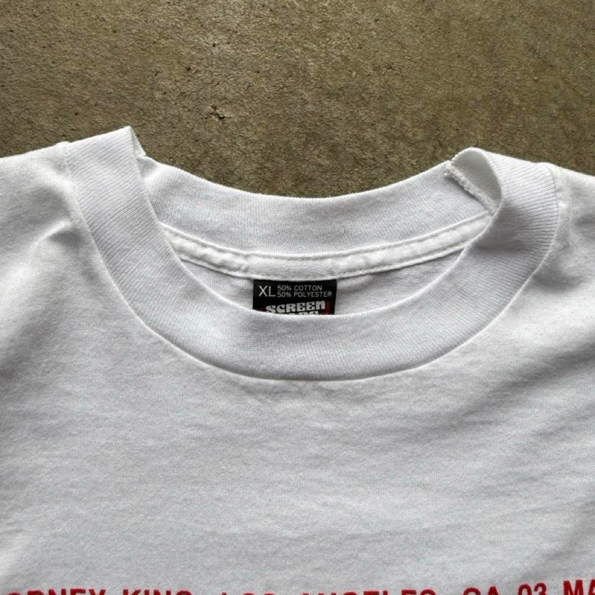 Vintage 90s Rodney King LA Riots Political Activist T-Shirt - X-Large