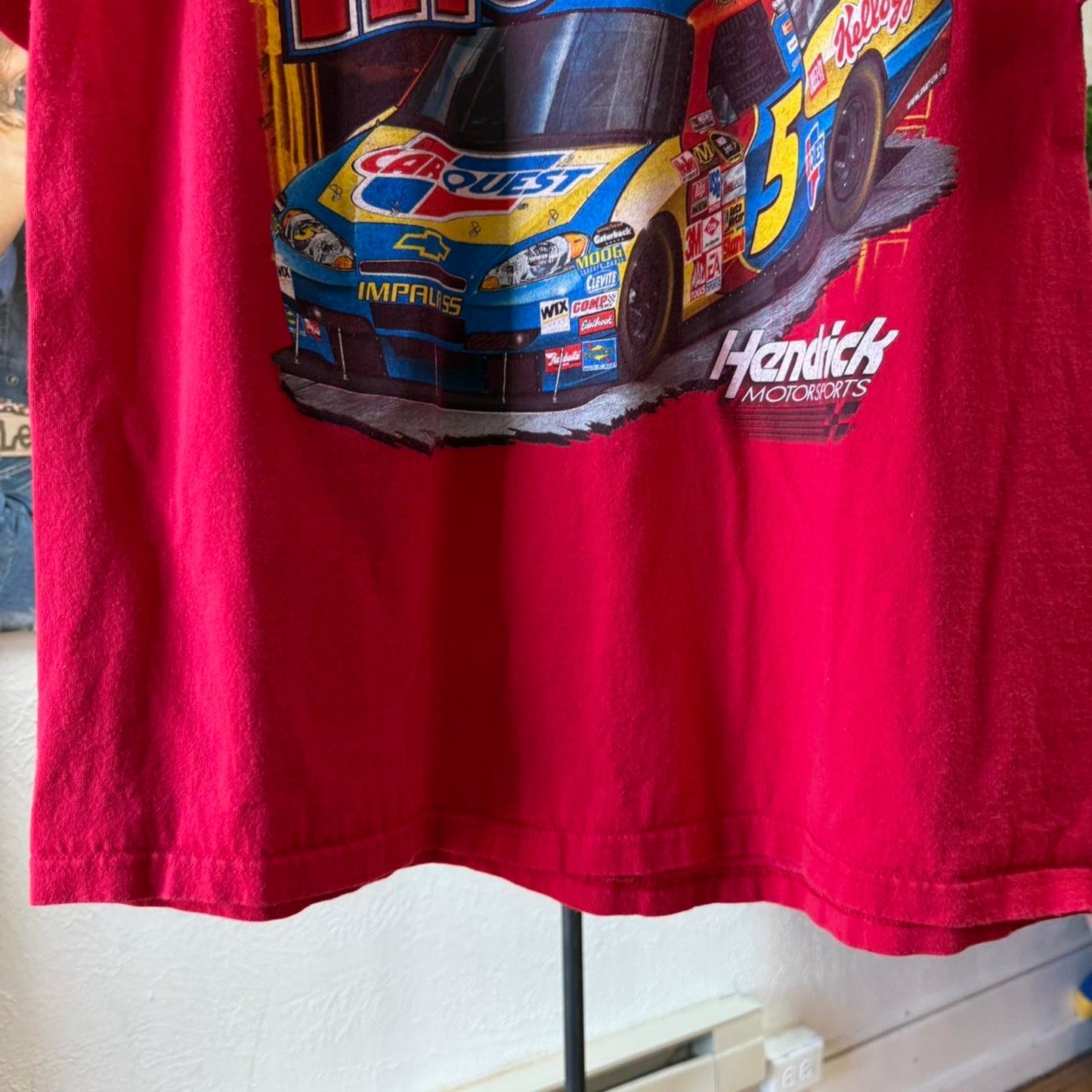 Vintage Y2K NASCAR Casey Mears Racing T-Shirt - X-Large