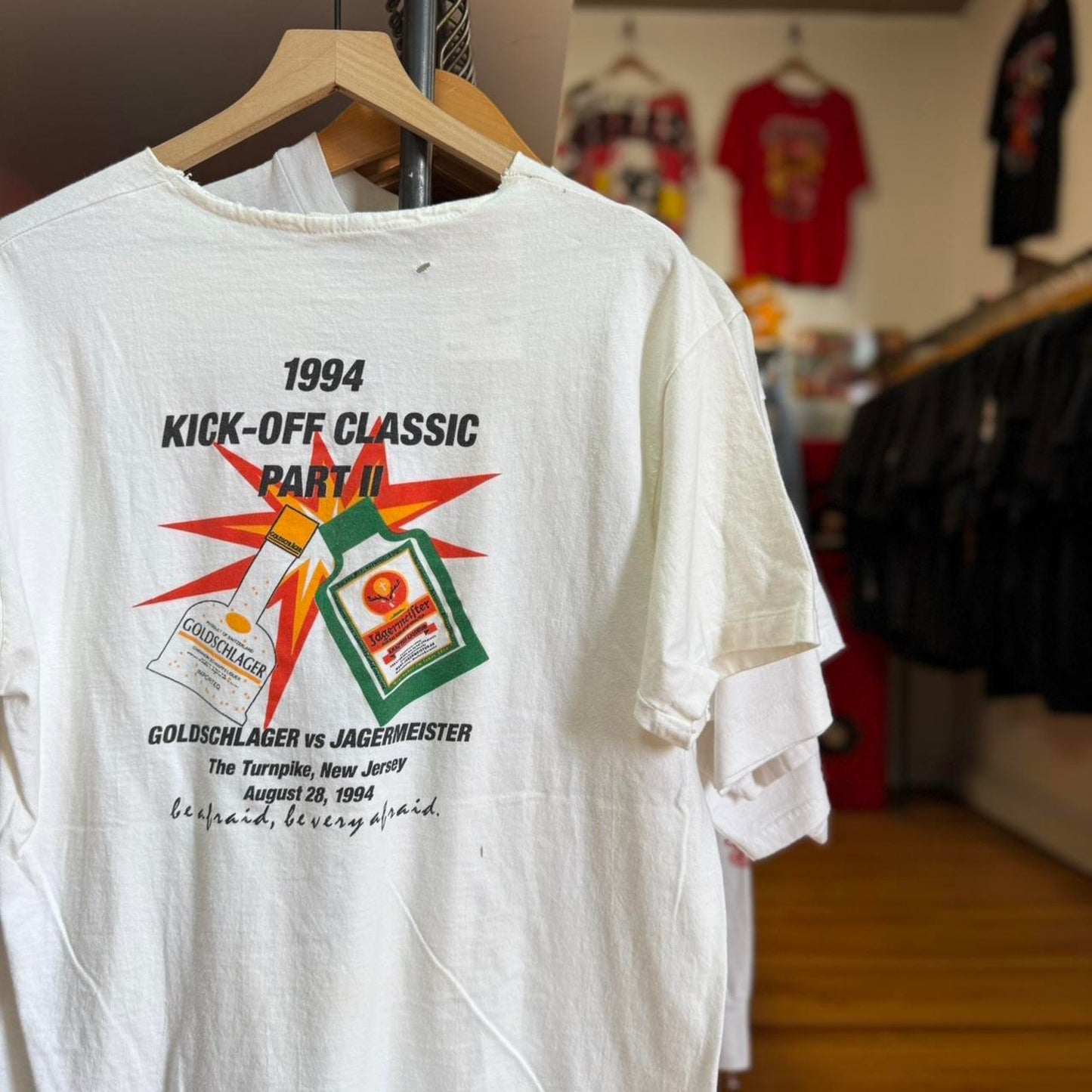 Vintage 1994 Nebraska Huskers West Virginia Drinking T-Shirt
