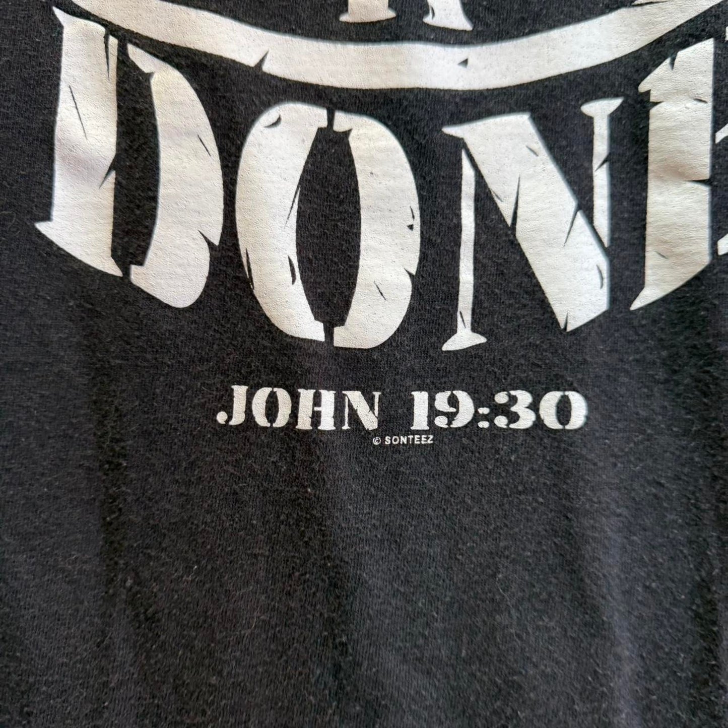 Vintage Y2K Jesus Got R Done Christian T-Shirt - Large