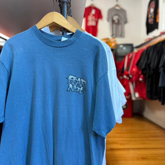 Vintage 90s Fear Not Bible Jesus Christian T-Shirt - X-Large