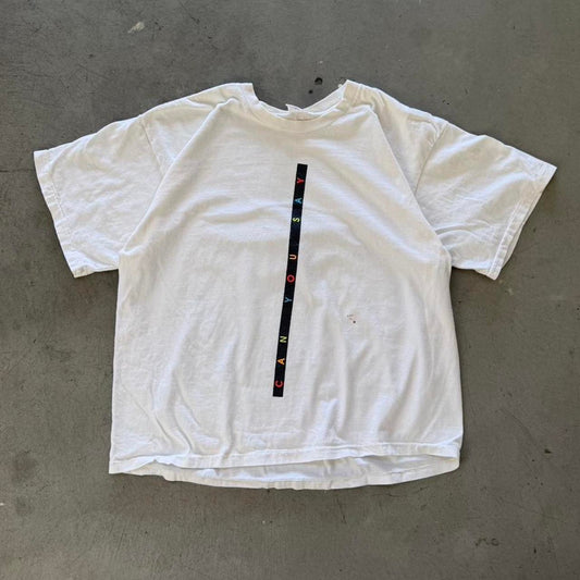 Vintage 90s Nike Kick Some Butt Swoosh T-Shirt - Large