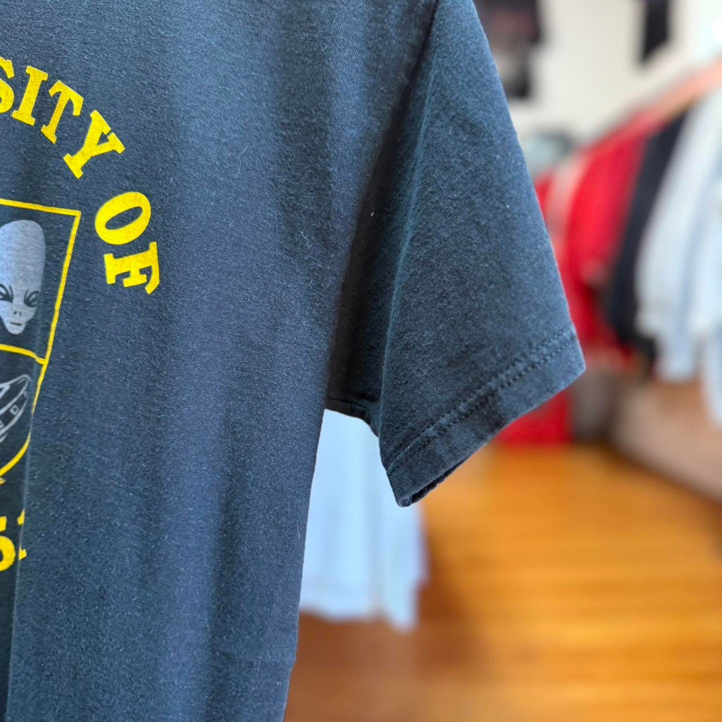 Vintage 90s Area 51 Alien University T-Shirt - Small