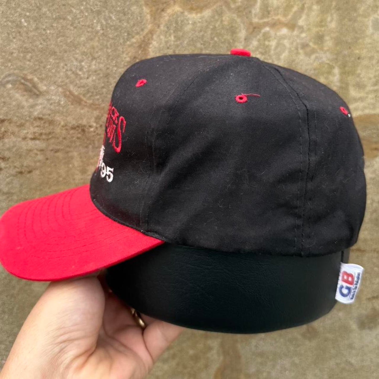 Vintage 1995 Nebraska Huskers Back 2 Back Champions Snapback