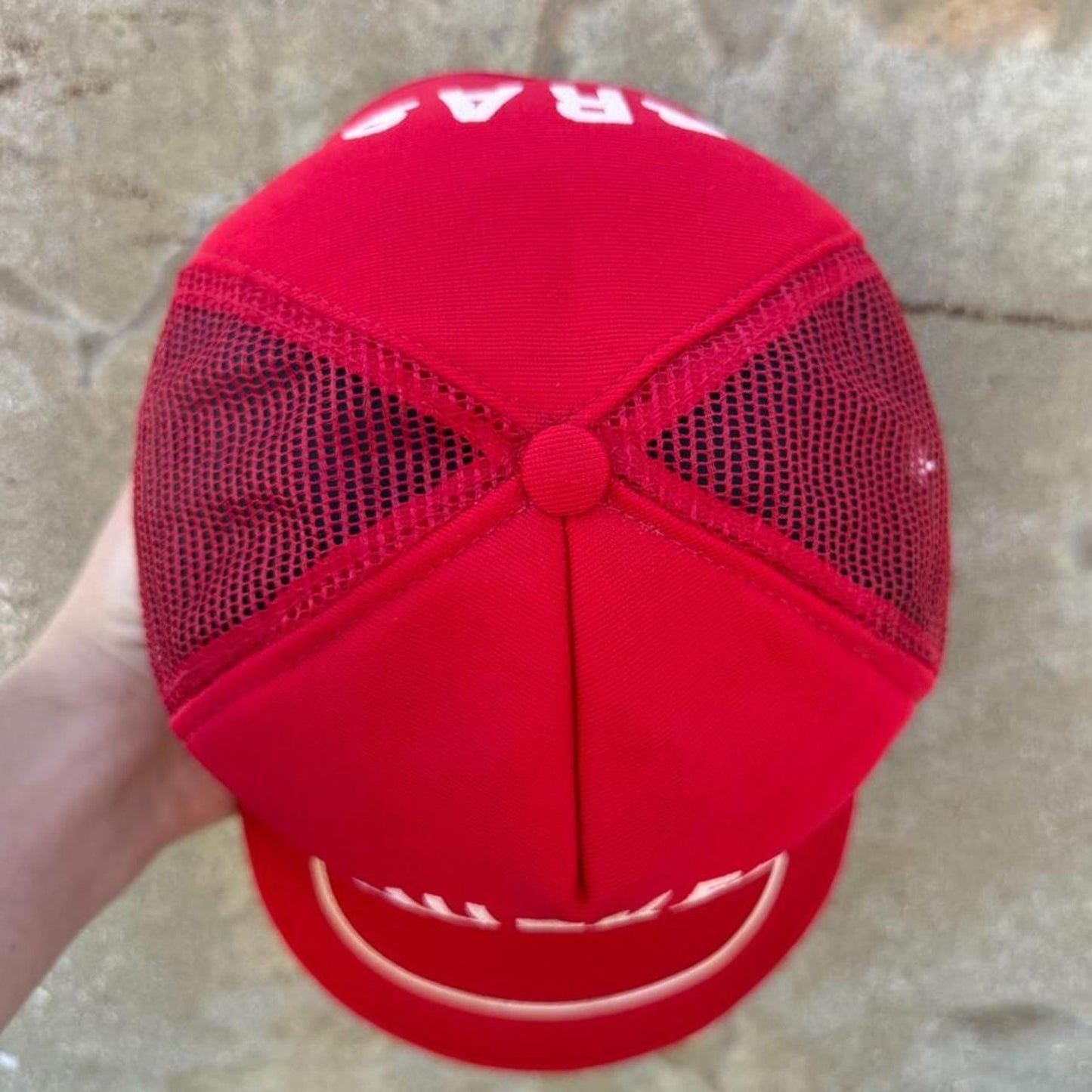 Vintage 80s Nebraska Power Huskers Three Stripe Trucker Snapback