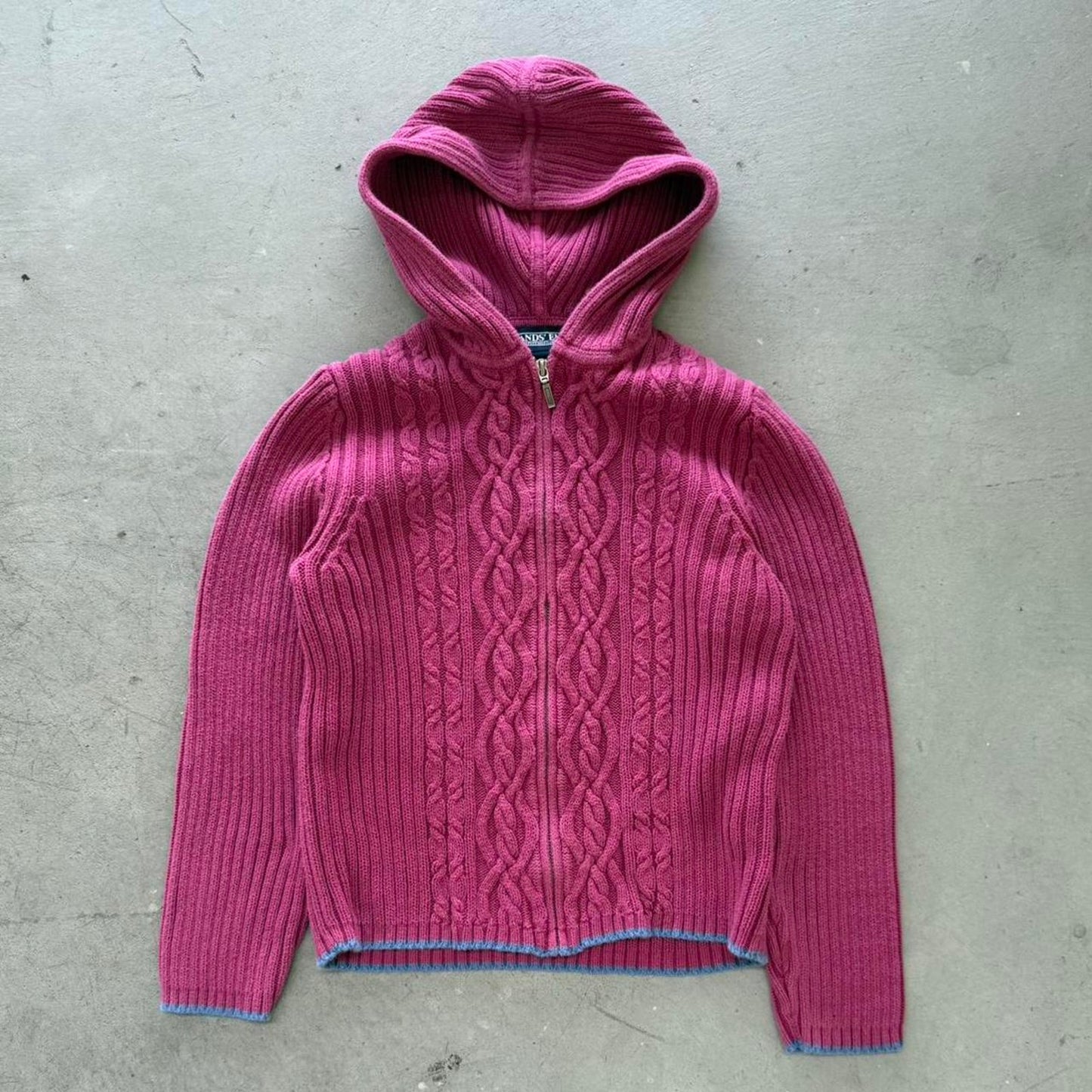 Vintage Y2K Knit Zip Up - 14W
