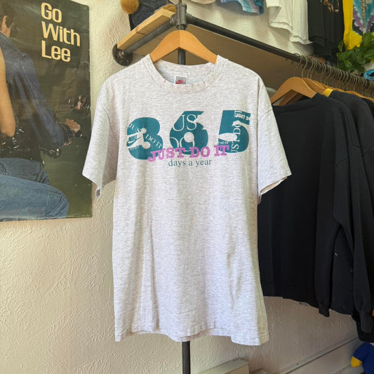 Vintage 90s Nike 365 Just Do It Swoosh T-Shirt - Large