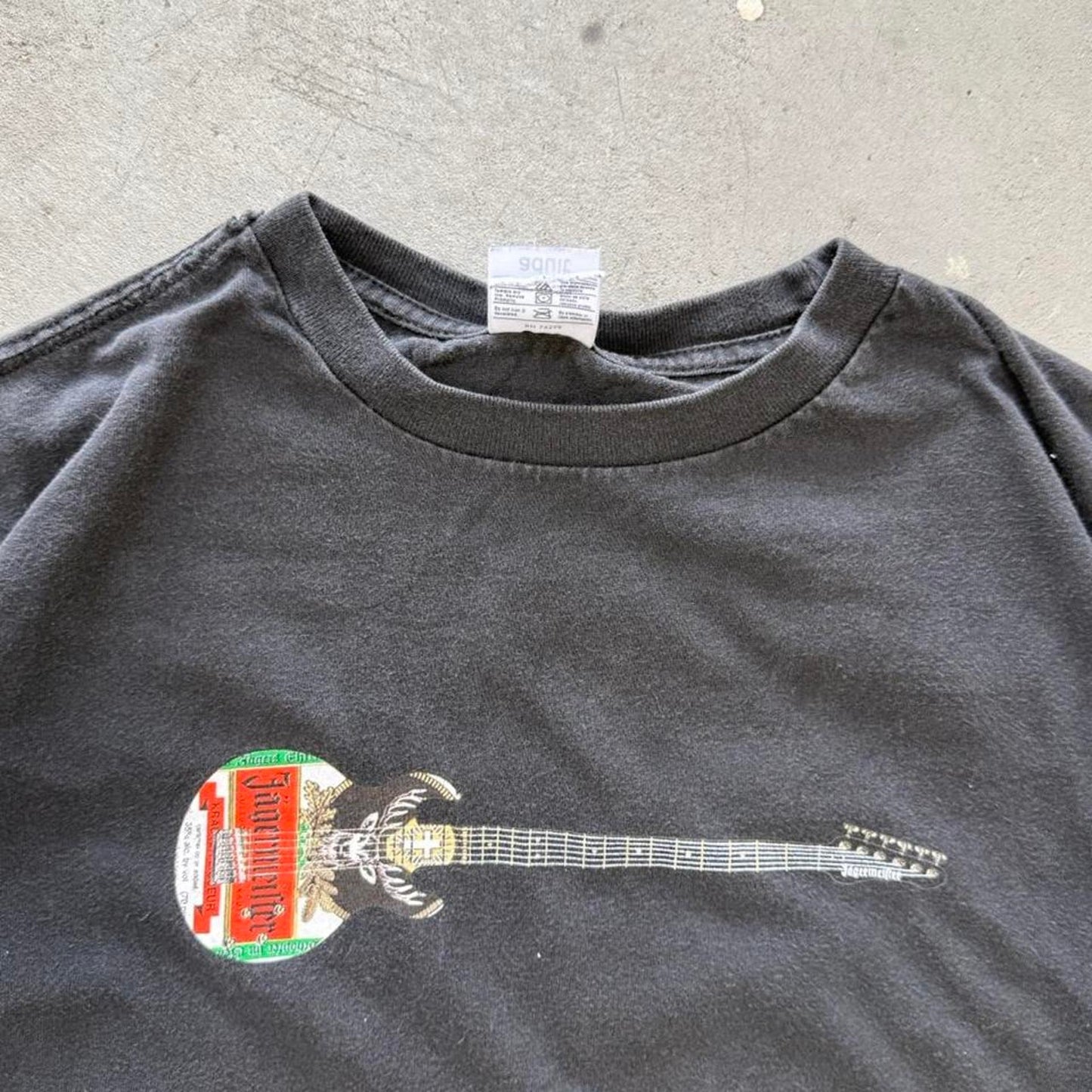 Vintage Y2K Jäegermeister Guitar Alcohol Company T-Shirt - Large