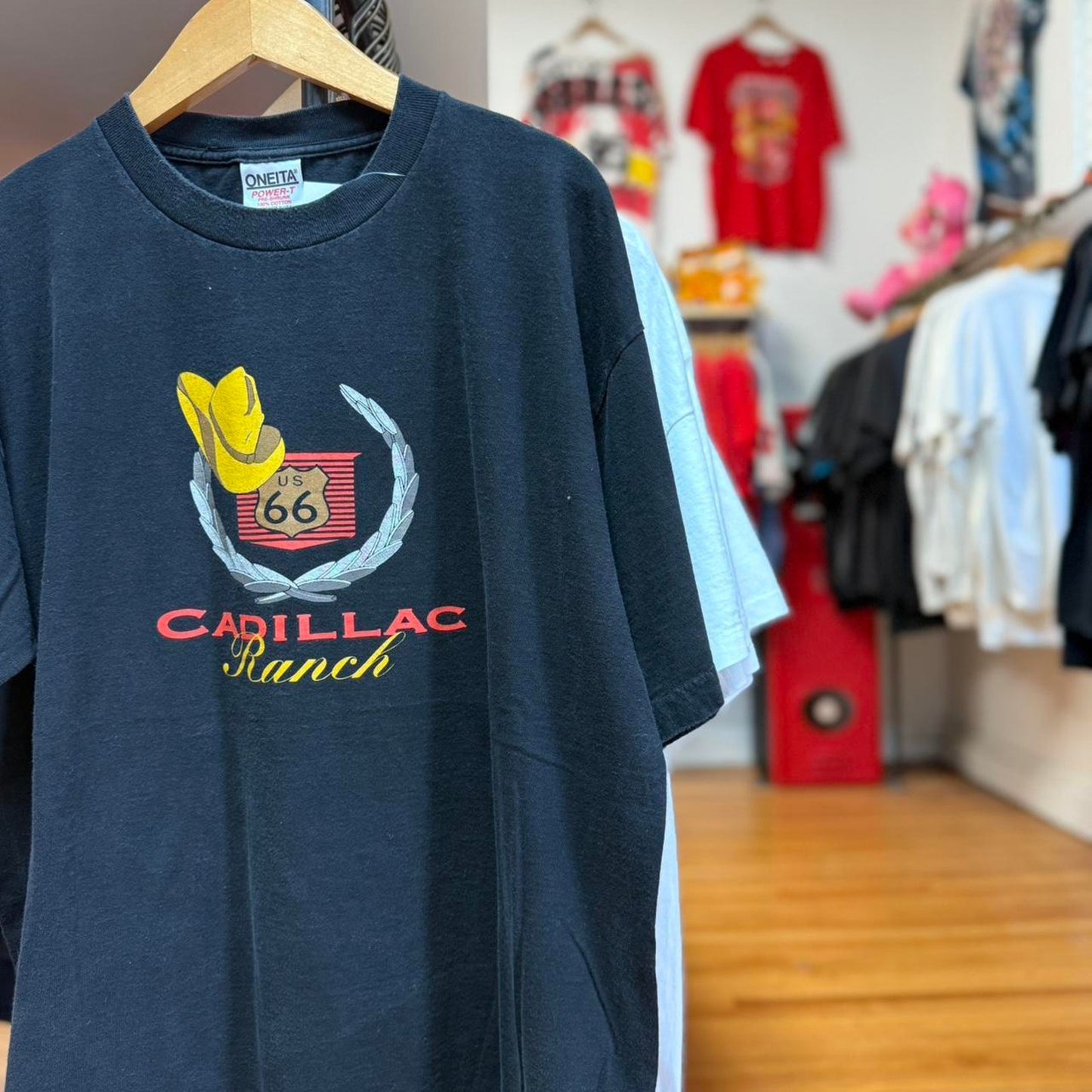 Vintage 90s Cadillac Ranch Cowboy Car Western T-Shirt